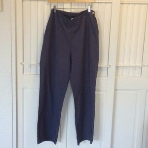 Flax Cotton Pants Oversized Fit Sz M